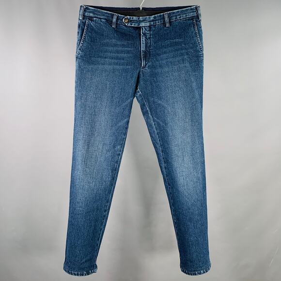 ROTA Size L Blue Cotton Blend Tapered Jeans - Picture 1 of 5